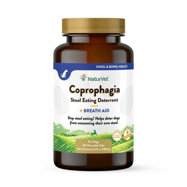 NATURVET COPROPHAGIA DETERRENT TABLETS 60ct