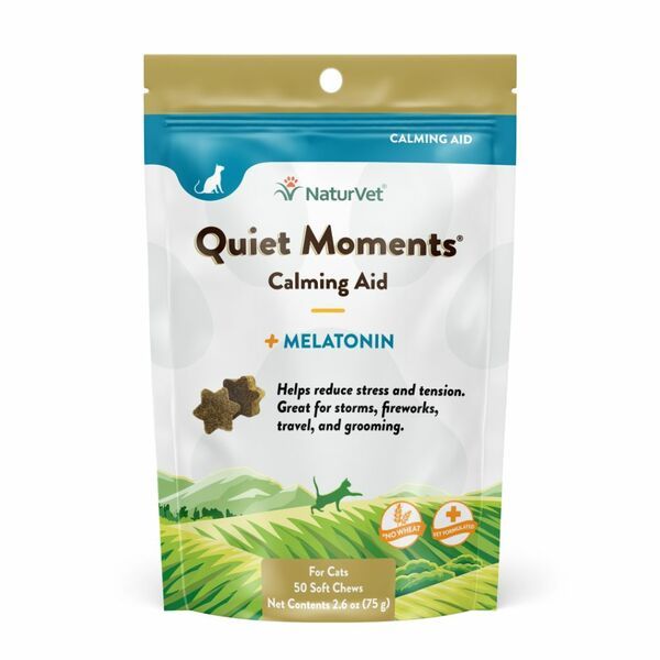 NATURVET CAT QUIET MOMENTS + MELATONIN 50ct