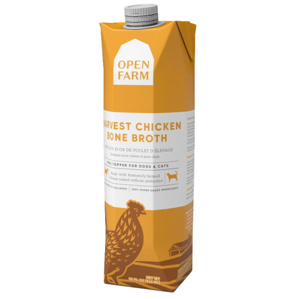 OPEN FARM CHICKEN BONE BROTH 33.8oz