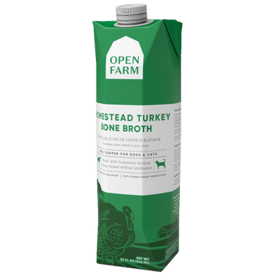 OPEN FARM TURKEY BONE BROTH 32oz