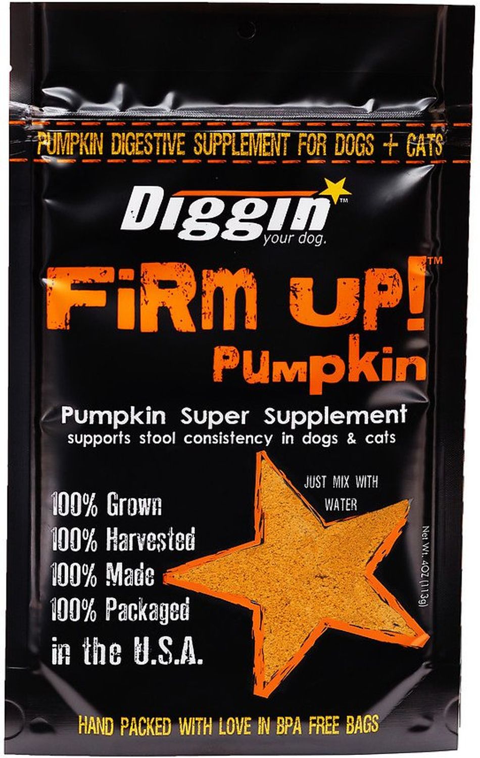 DIGGIN&#39; FIRM UP PUMPKIN 4oz