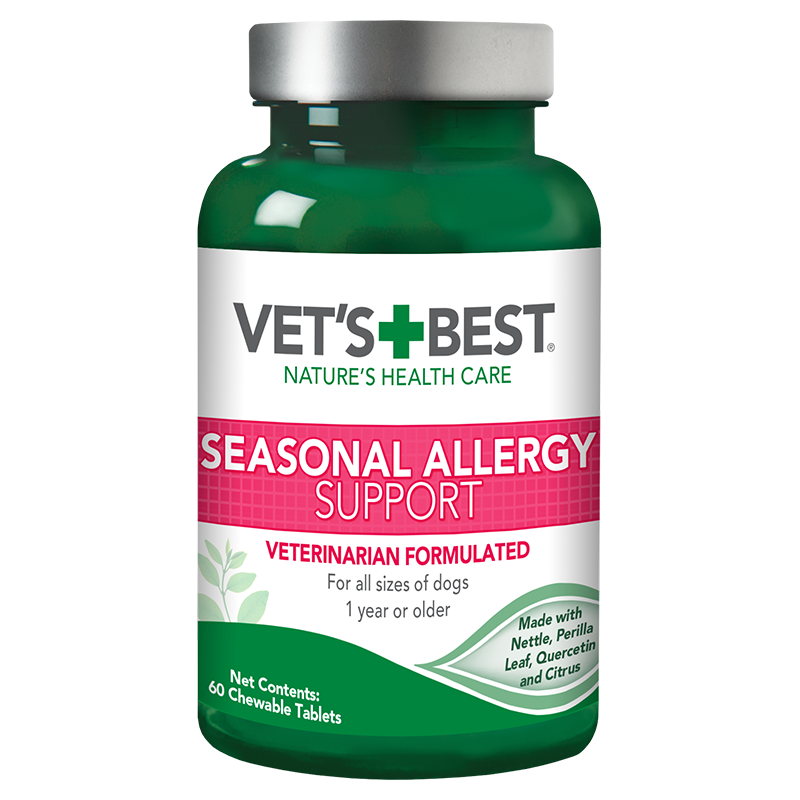 VET&#39;S BEST SEASONAL ALLERGY SUPPORT 60ct 4.8oz/138g