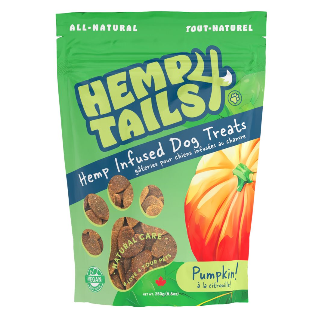 HEMP 4 TAILS PUMPKIN DOG TREATS 8.8oz/250g