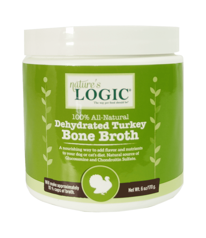 NATURE&#39;S LOGIC DEHYDRATED TURKEY BONE BROTH 6oz/170g