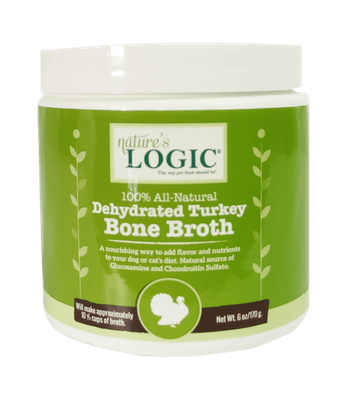 NATURE&#39;S LOGIC DEHYDRATED TURKEY BONE BROTH 6oz/170g