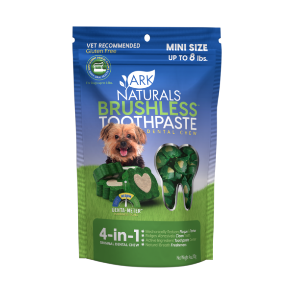 ARK NATURALS BRUSHLESS TOOTHPASTE DENTAL CHEWS 4oz - MINI
