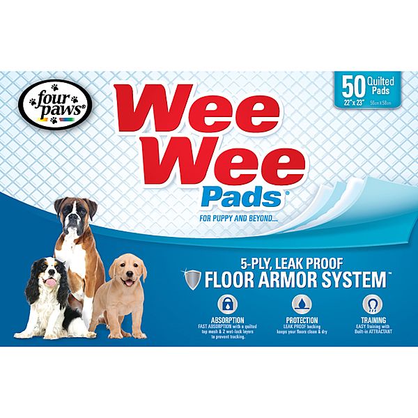 FOUR PAWS WEE-WEE PADS 22&quot;x23&quot; 50pk