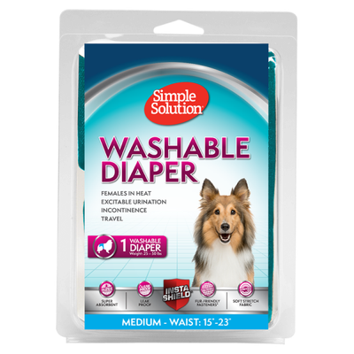 SIMPLE SOLUTIONS WASHABLE DIAPER MEDIUM 15&quot;-23&quot;