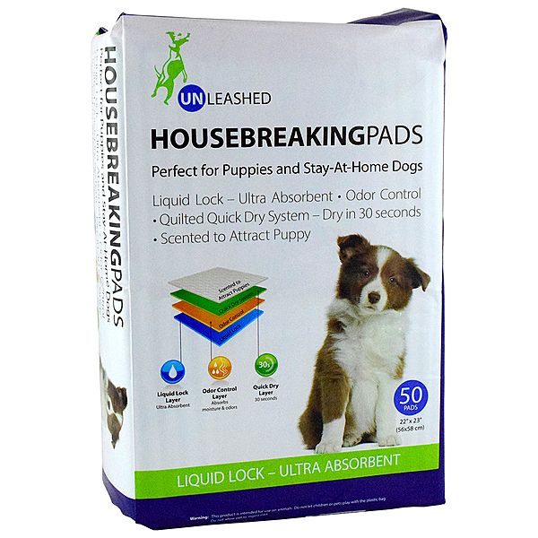UNLEASHED HOUSEBREAKING PADS 22&quot;x23&quot; 50pk