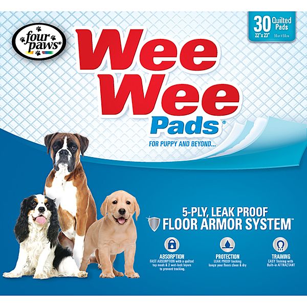 FOUR PAWS WEE-WEE PADS 22&quot;x23&quot; 30pk