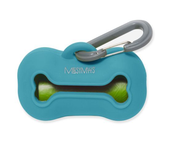 MESSY MUTTS WASTE BAG HOLDER BLUE