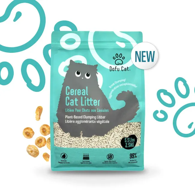 DOFU CAT CEREAL LITTER 5.5lb/2.5kg