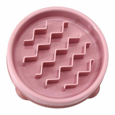 OUTWARD HOUND FUN FEEDER SLO-BOWL PINK SMALL/TINY