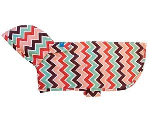RC PETS PACKABLE RAIN PONCHO SWEET SORBET X-SMALL - 11&quot;