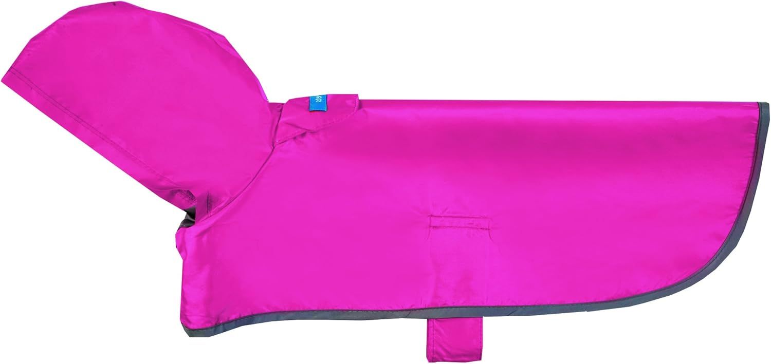 RC PETS PACKABLE RAIN PONCHO RASPBERRY X-SMALL - 11&quot;