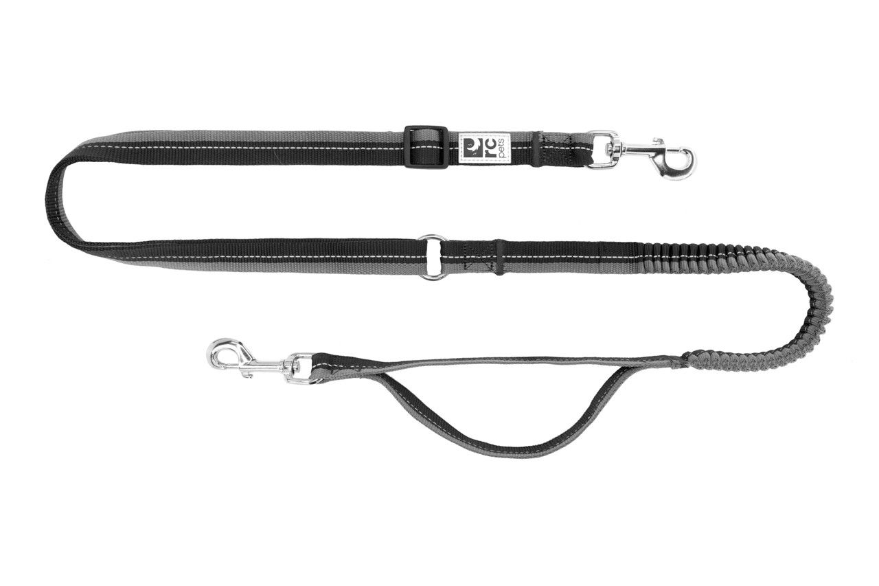 RC PETS BUNGEE LEASH BLACK