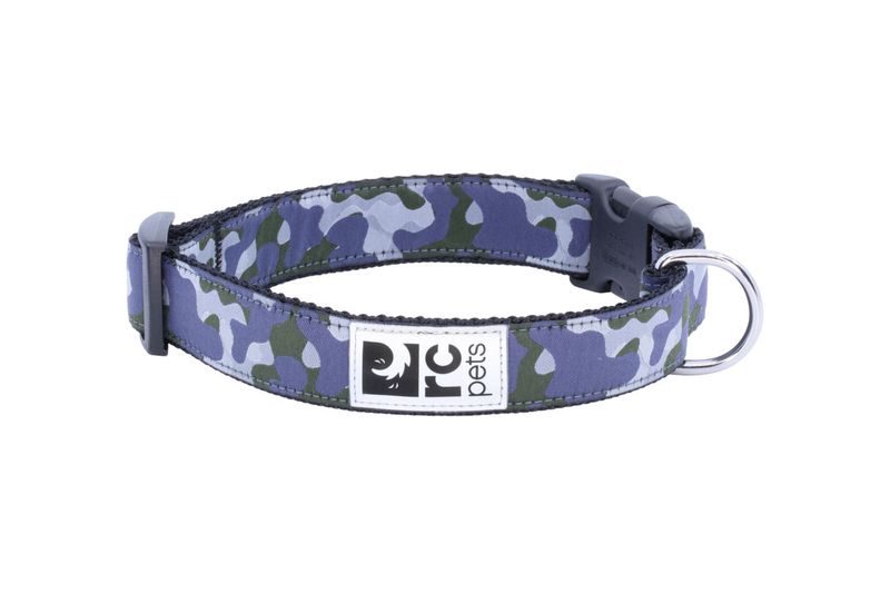 RC PETS CLIP COLLAR CAMO 1&quot; WIDE MEDIUM 12&quot; - 20&quot;