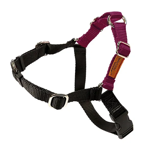 WONDER WALKER HARNESS BURGUNDY LARGE