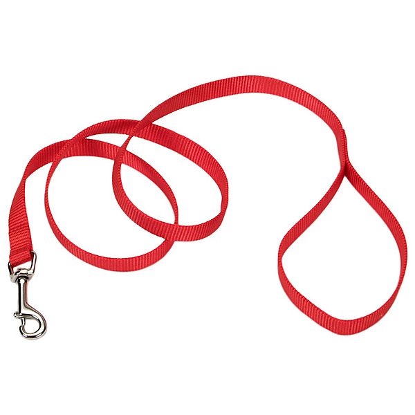 COASTAL NYLON LEAD RED 5/8&quot;x4&#39;