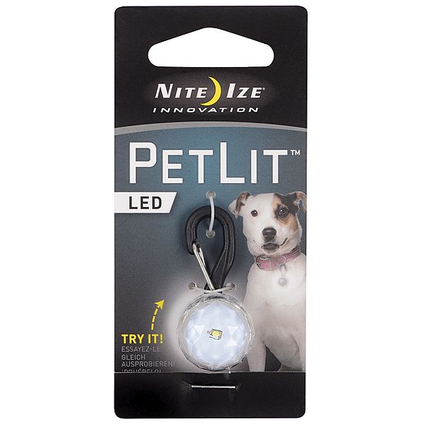 NITE IZE PETLIT LED COLLAR LIGHT CRYSTAL JEWEL