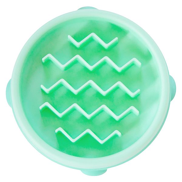 OUTWARD HOUND FUN FEEDER SLO-BOWL MINT SMALL