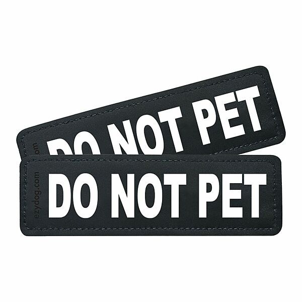 EZYDOG DO NOT PET HARNESS SIDE PATCH LARGE