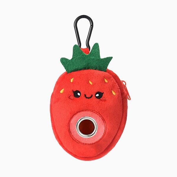 HUGSMART WASTE BAG HOLDER STRAWBERRY