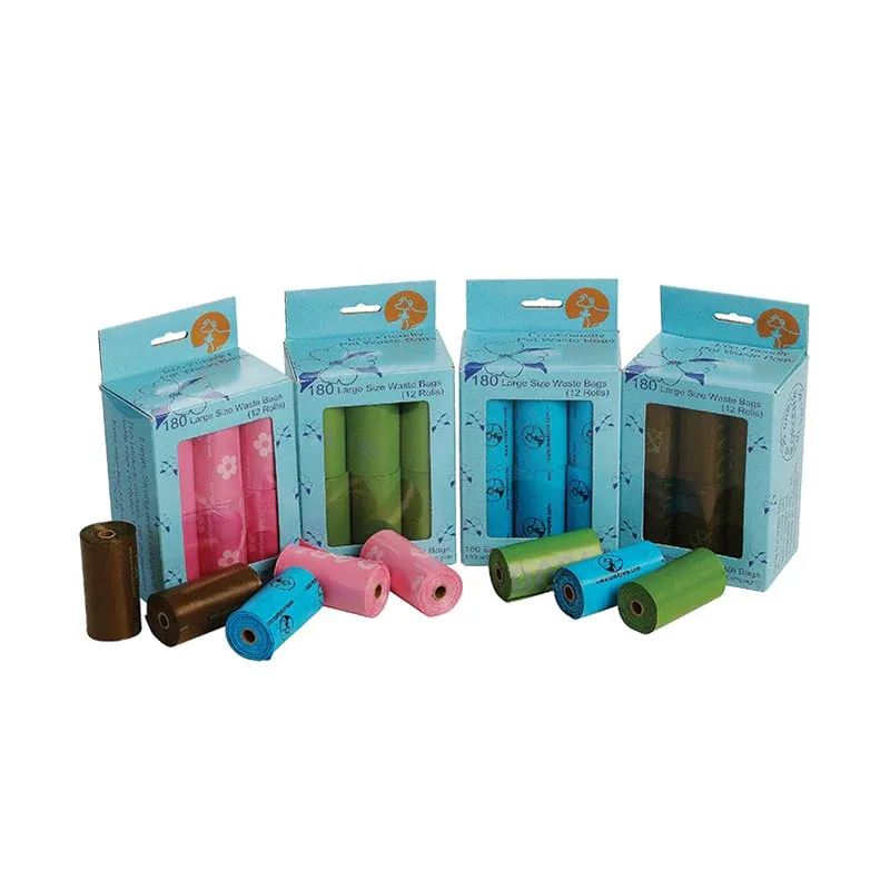 ONE FOR PETS WASTE BAGS BLUE 9&quot;x15&quot; 180ct