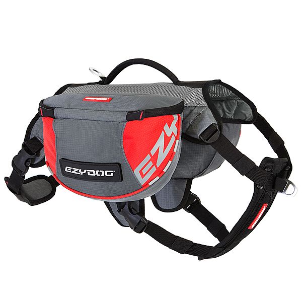 EZYDOG SUMMIT BACKPACK RED &amp; GREY MEDIUM