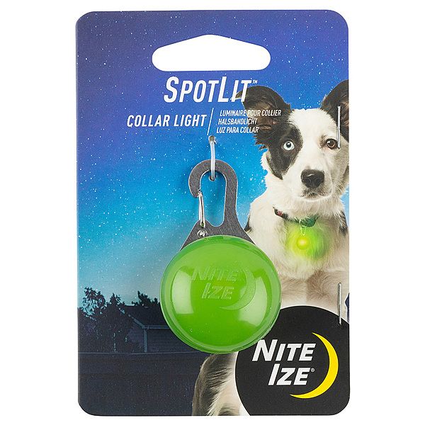 NITE IZE SPOTLIT COLLAR LIGHT LIME