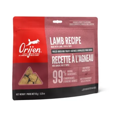 ORIJEN DOG FREEZE DRIED LAMB TREATS 92g
