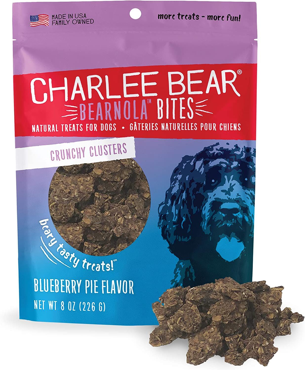 CHARLEE BEAR BEARNOLA BITES BLUEBERRY PIE 8OZ