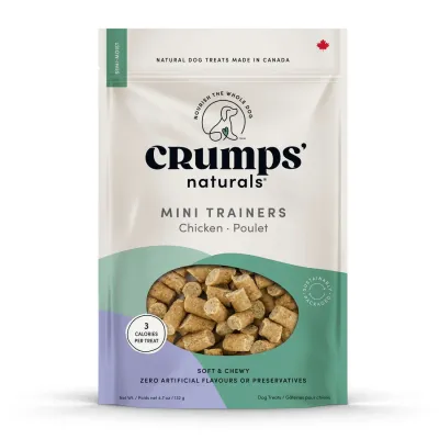 CRUMPS SEMI MOIST MINI TRAINERS CHICKEN 132g