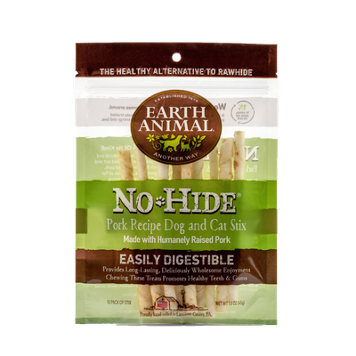 NO HIDE CHEW PORK STIX 10pk