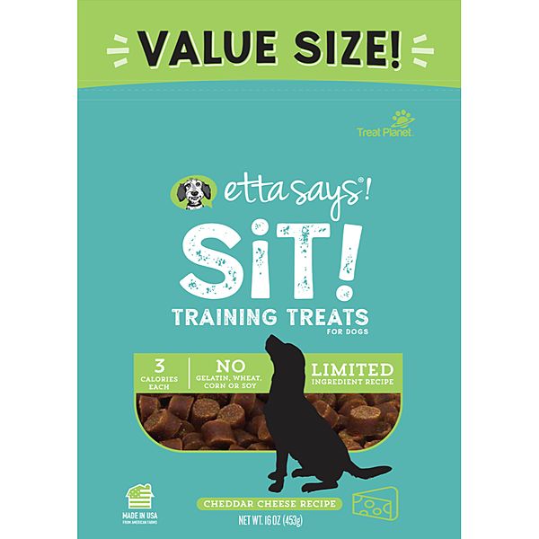ETTA SAYS SIT TRAINING TREATS CHEESE 16oz