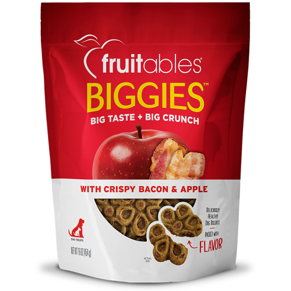 FRUITABLES BIGGIES CRISPY BACON &amp; APPLE 454g
