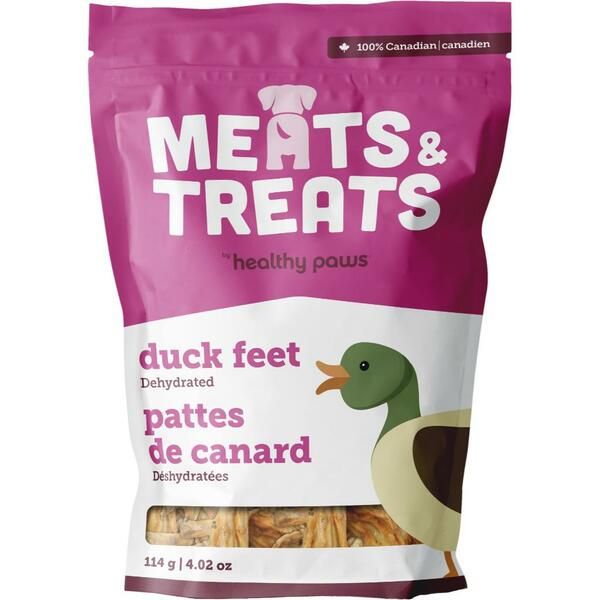 HEALTHY PAWS DEHYDRATED DUCK FEET 125g