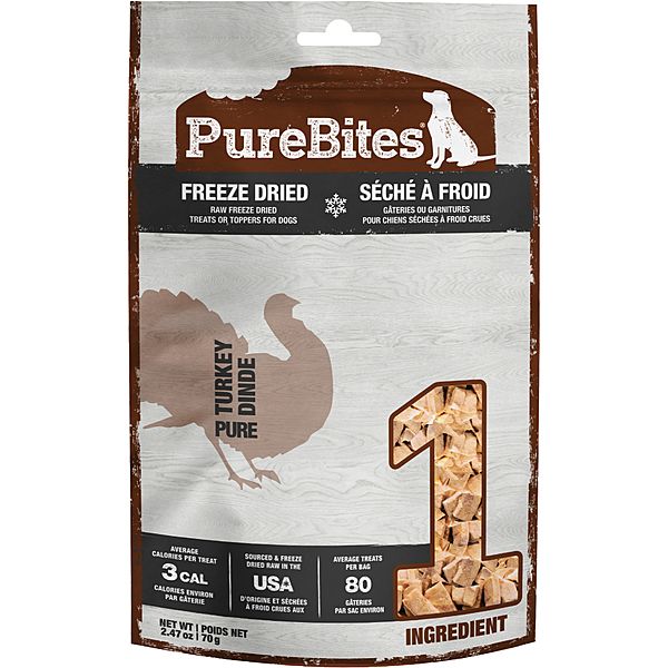 PUREBITES FREEZE DRIED TURKEY BREAST 70g