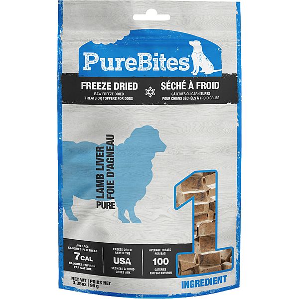 PUREBITES FREEZE DRIED LAMB LIVER 95g