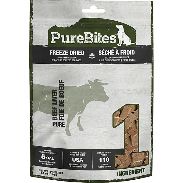 PUREBITES FREEZE DRIED BEEF LIVER 120g
