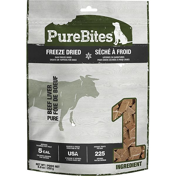 PUREBITES FREEZE DRIED BEEF LIVER 250g