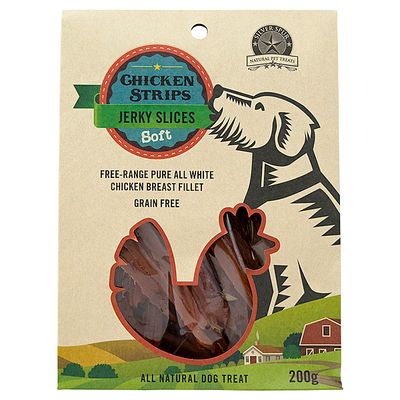 SILVER SPUR SOFT CHICKEN JERKY SLICES 200g