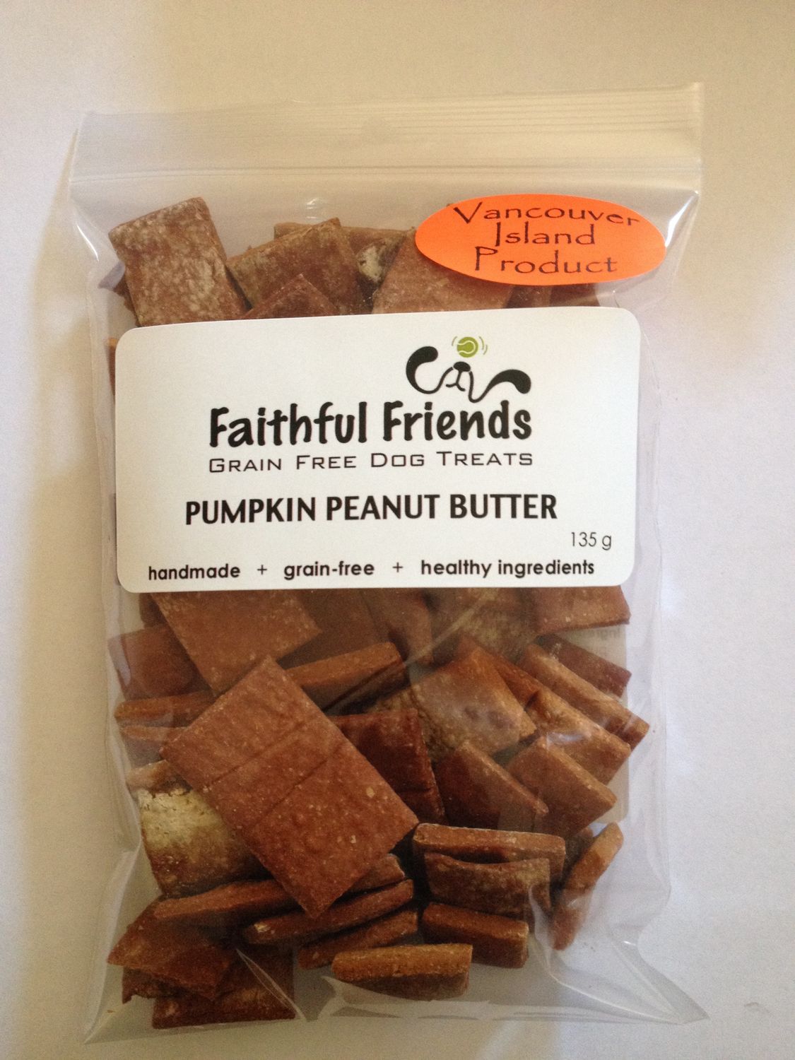 FAITHFUL FRIENDS PUMPKIN PEANUT BUTTER 135g