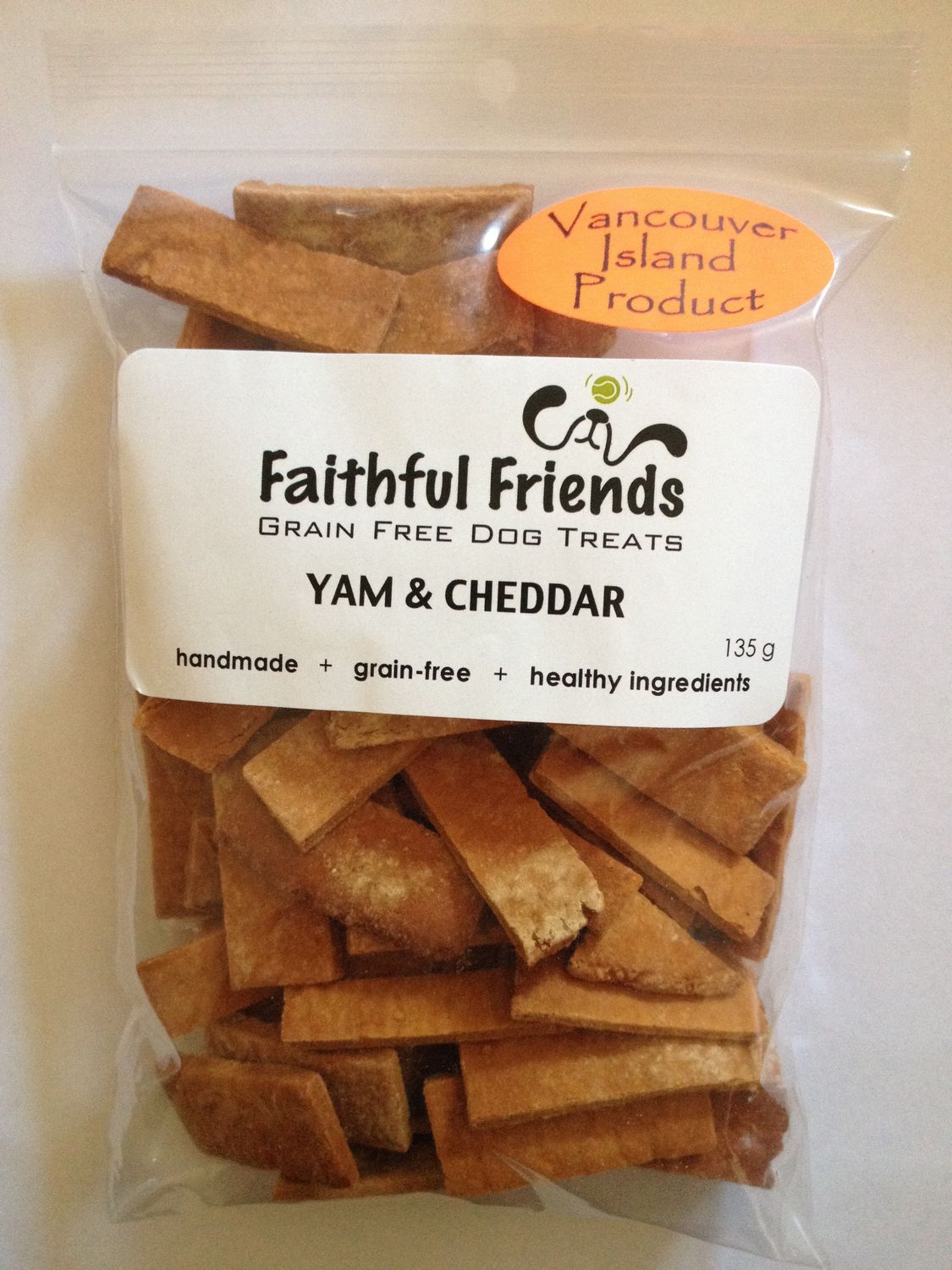 FAITHFUL FRIENDS YAM &amp; CHEDDAR 135g