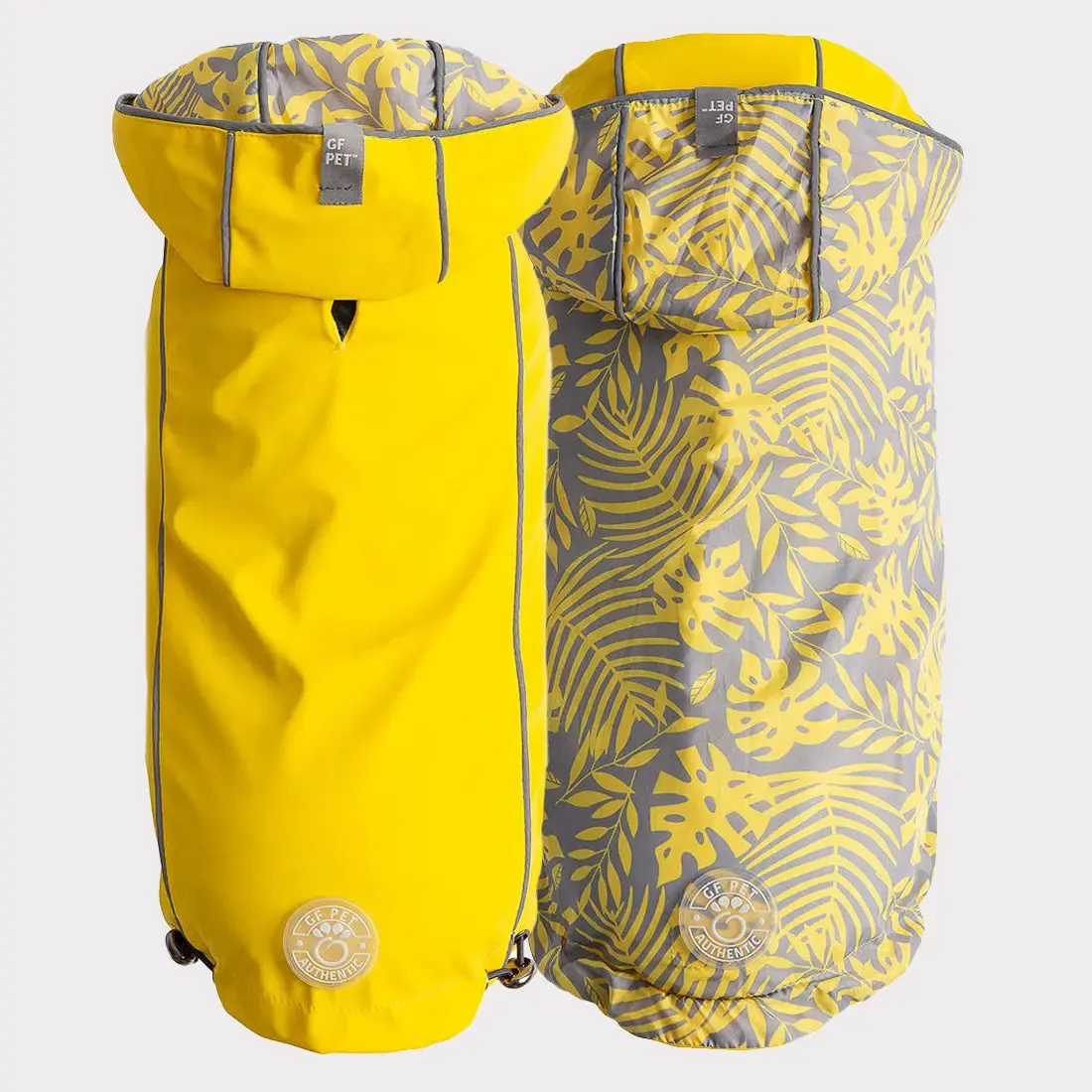 GF PET REVERSIBLE RAINCOAT YELLOW XX-LARGE - 24&quot;