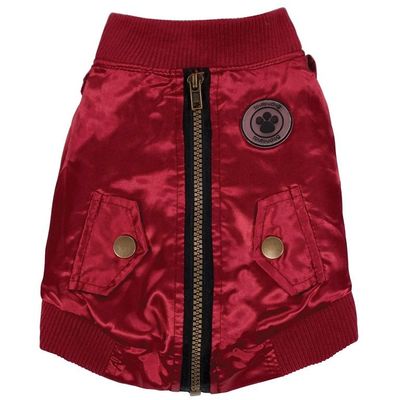 FOUFOU BOMBER JACKET RED X-SMALL/SMALL