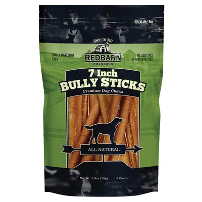 REDBARN BULLY STICKS 7&quot; 6pk