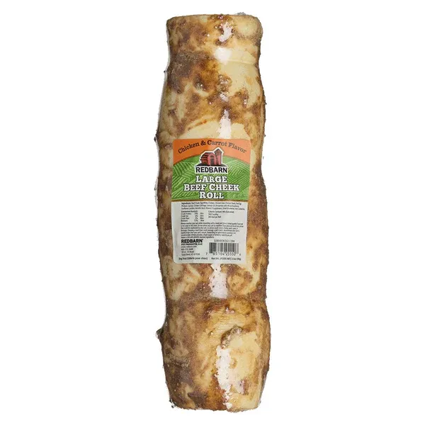 REDBARN GLAZED BEEF CHEEK ROLL CHICKEN &amp; CARROTS FLAVOUR LARGE
