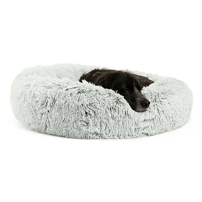BEST FRIENDS BY SHERI DONUT SHAG BED GREY MEDIUM 30&quot;x30&quot;