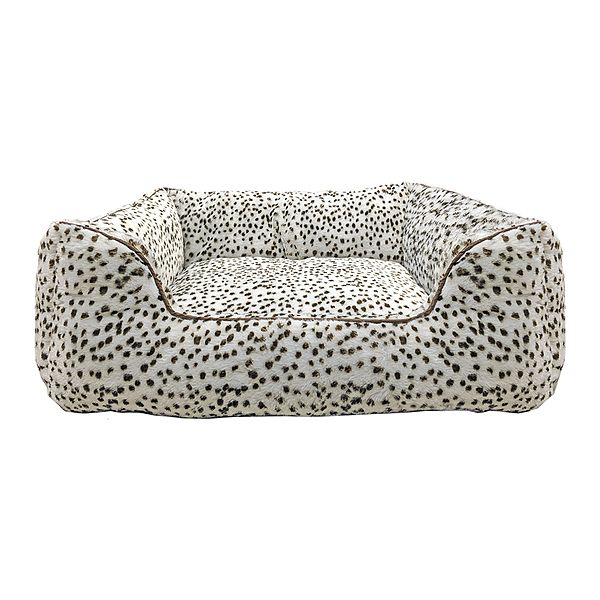 SPOT SLEEP ZONE  SNOW LEOPARD STEP-IN BED LARGE
